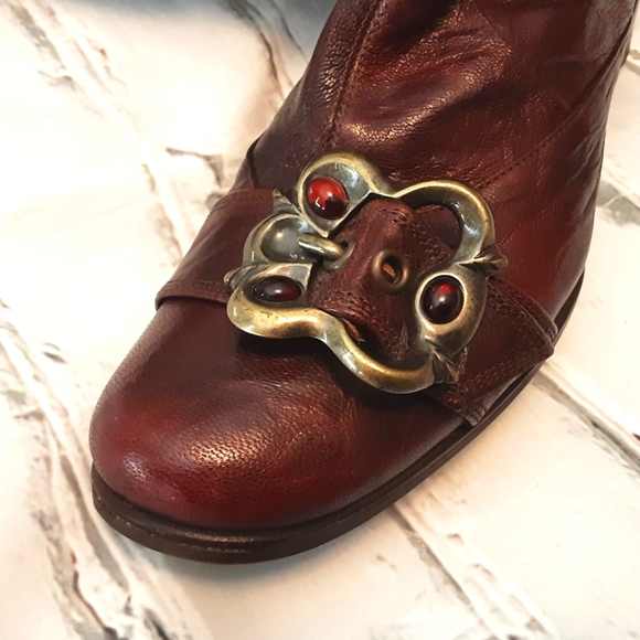MATERIA PRIMA BY GOFFREDO FANTINI CUSTOM TALL LEATHER BOOTS - Picture 5 of 14